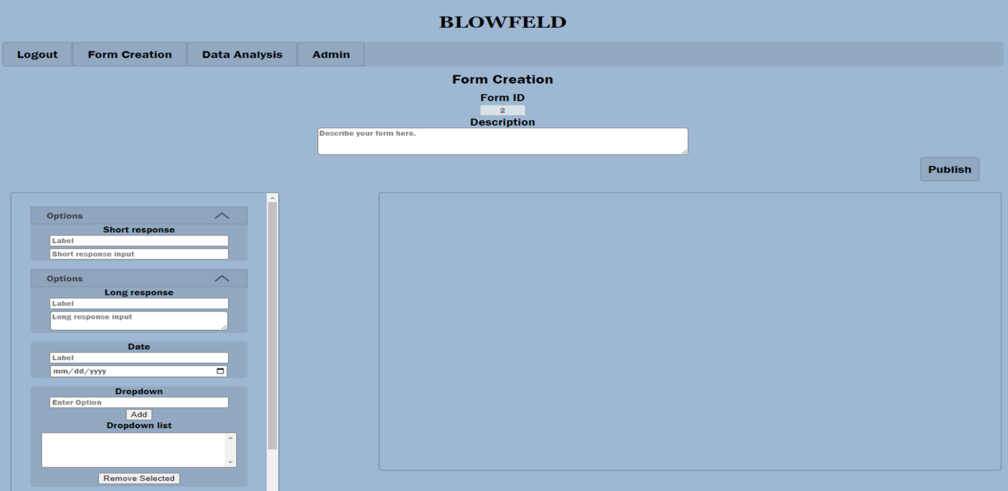 Image of the main webpage of the project.