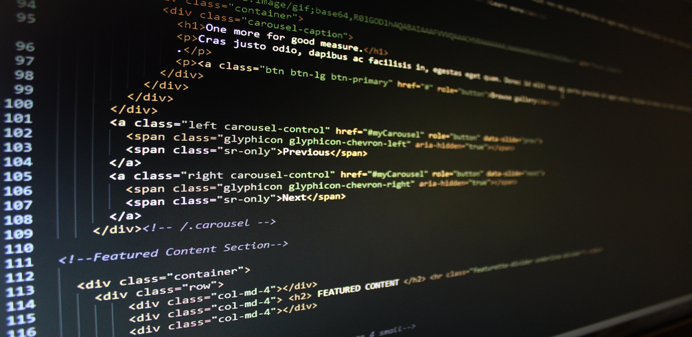 Image of code on a editor.